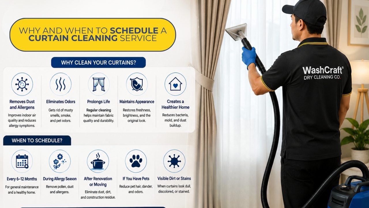 Why and When to Schedule a Curtain Cleaning Service