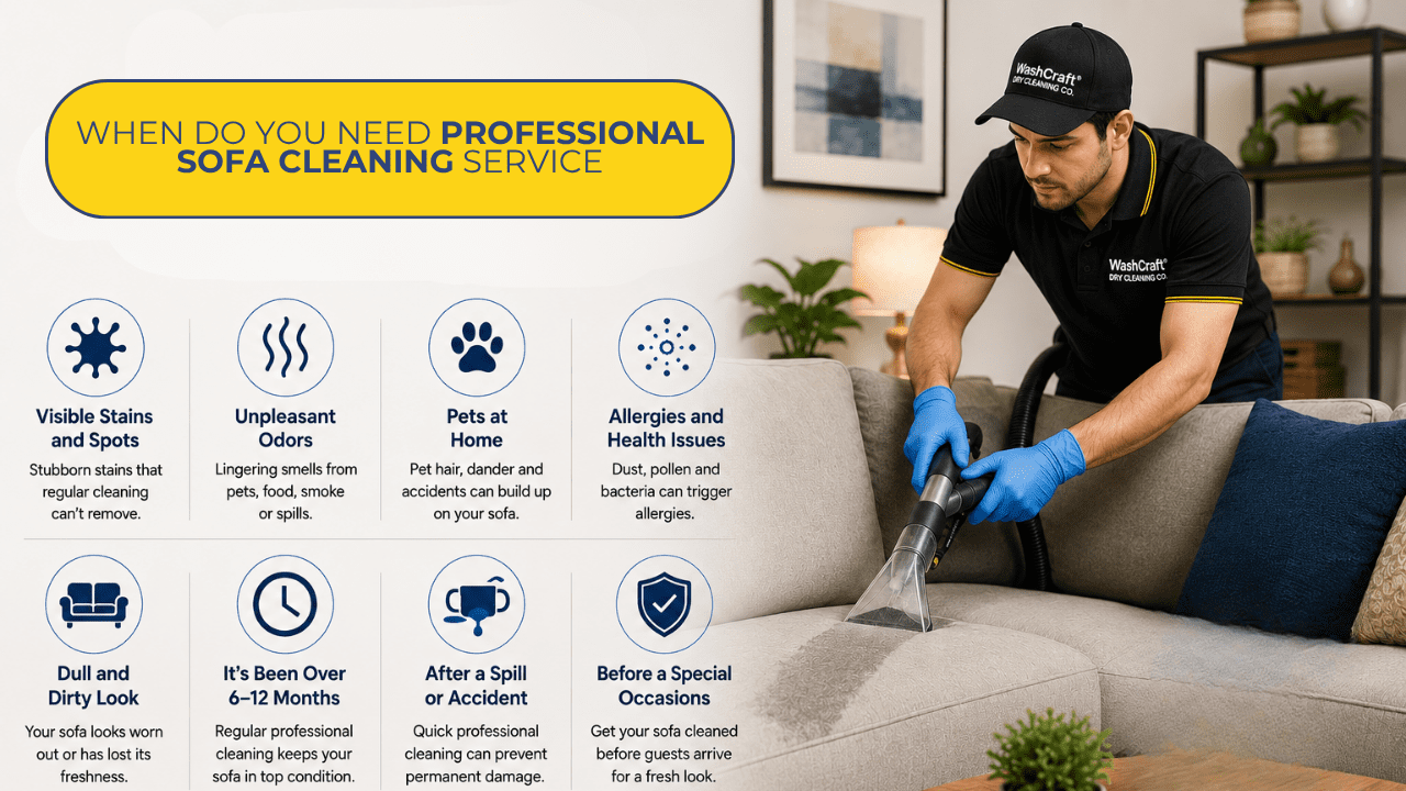 When Do You Need Professional Sofa Cleaning Service?